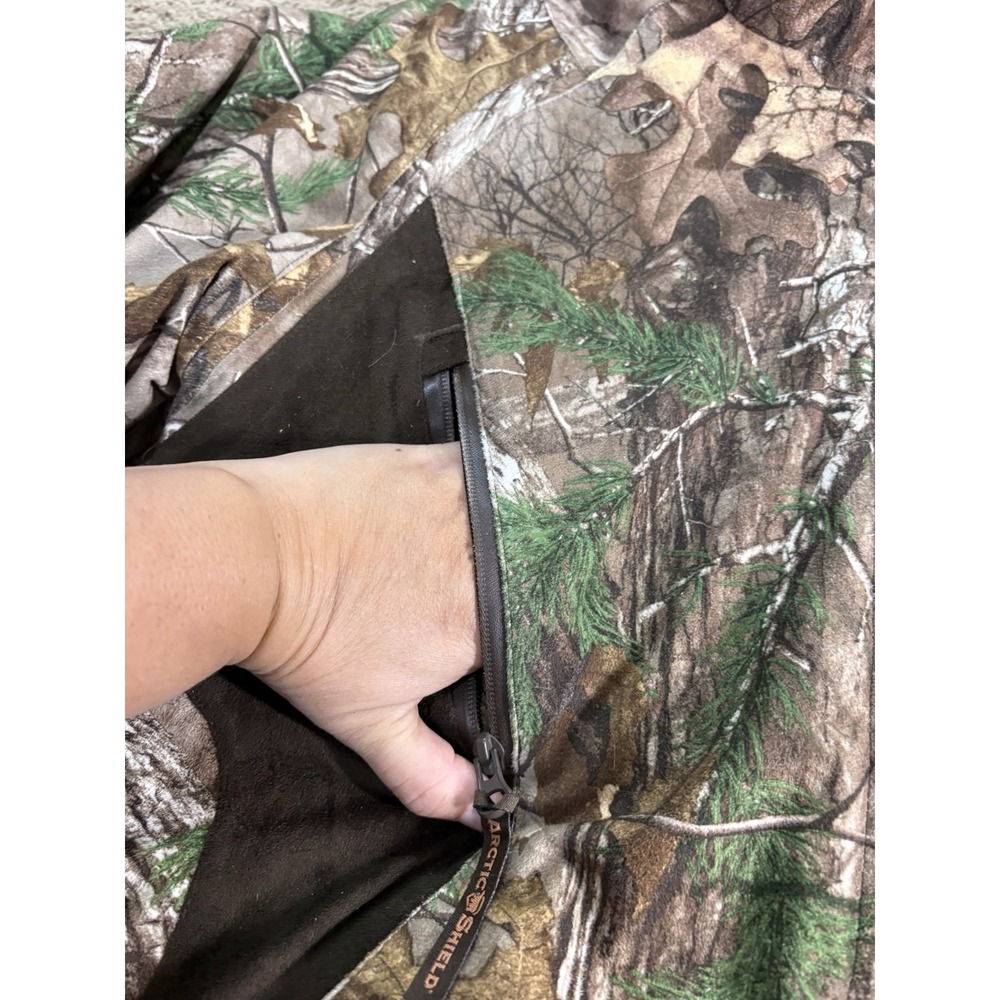 Onyx Arctic Shield Women's Medium Hunting Jacket Camo Zippered Pockets Fleece - Picture 13 of 16